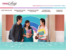 Tablet Screenshot of mdiscollege.edu.sg